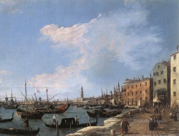Canaletto Painting - La Riva Degli Schiavoni Canaletto